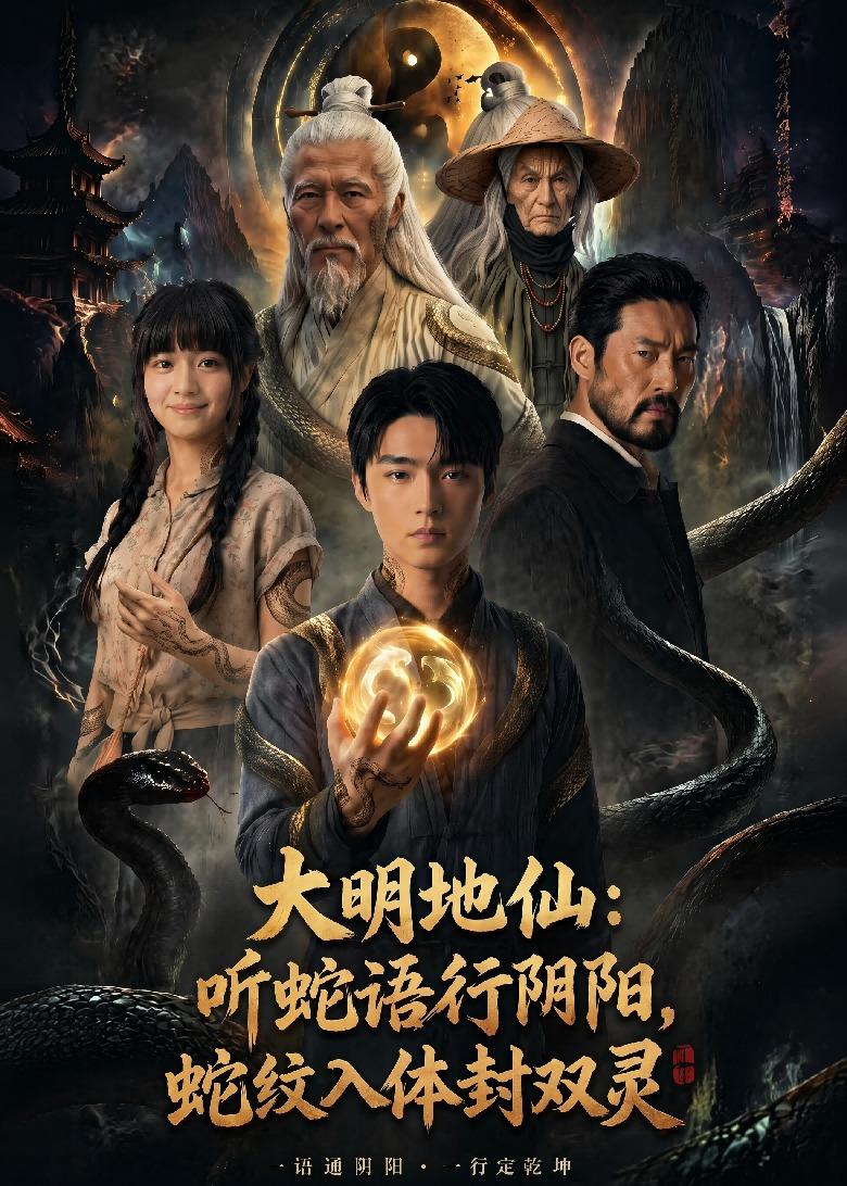 大明地仙-听蛇语行阴阳-蛇纹入体封双灵     Ai漫剧