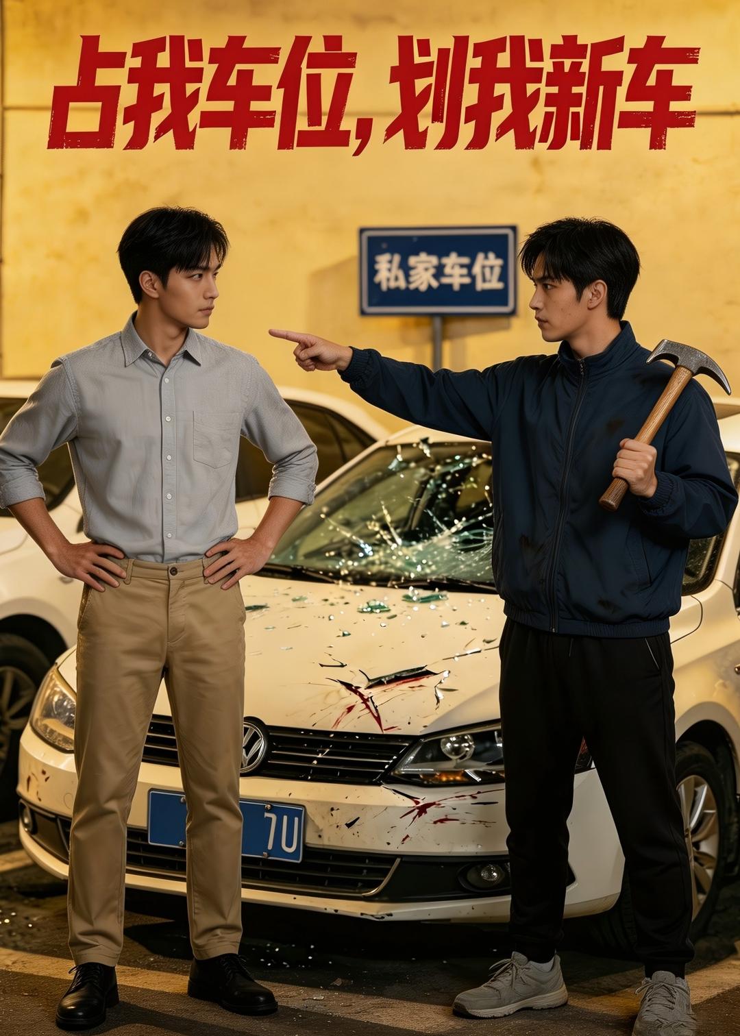 占我车位，划我新车     Ai漫剧