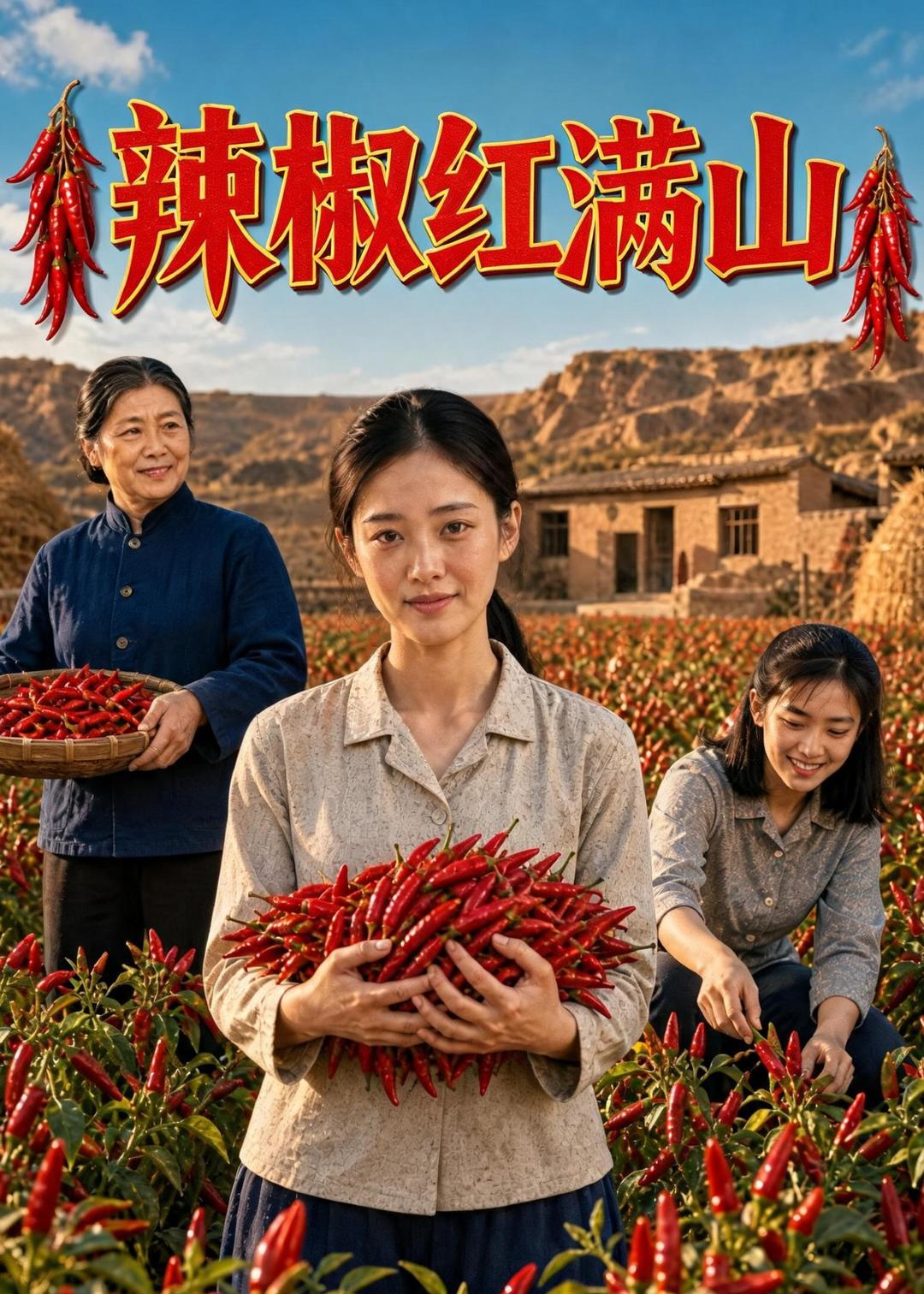 辣椒红满山    AI