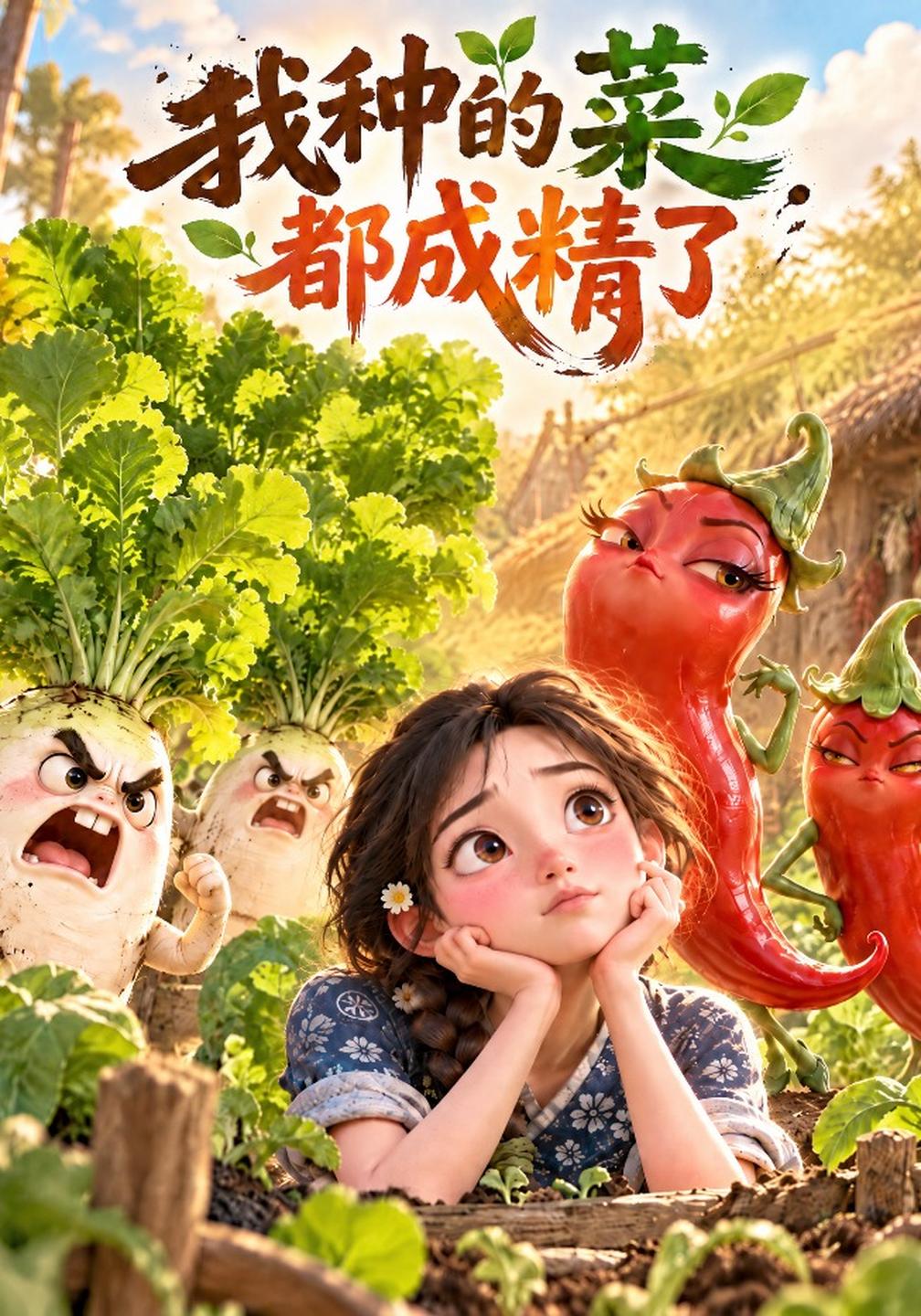 我种的菜都成精了